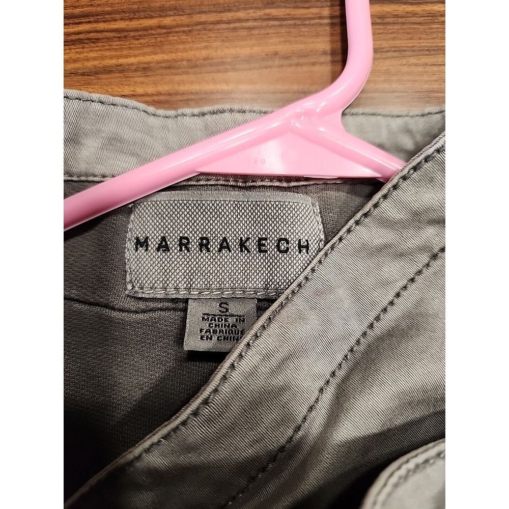 Anthropologie Womens S MARRAKECH‎ Ronika Draped MOTO JACKET Gray Small - Picture 6 of 8